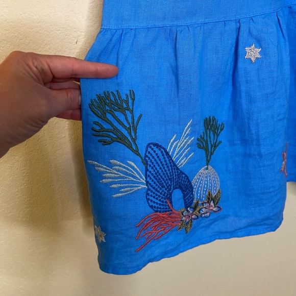 Johnny Was Blue Embroidered Dress - Picture 14 of 14